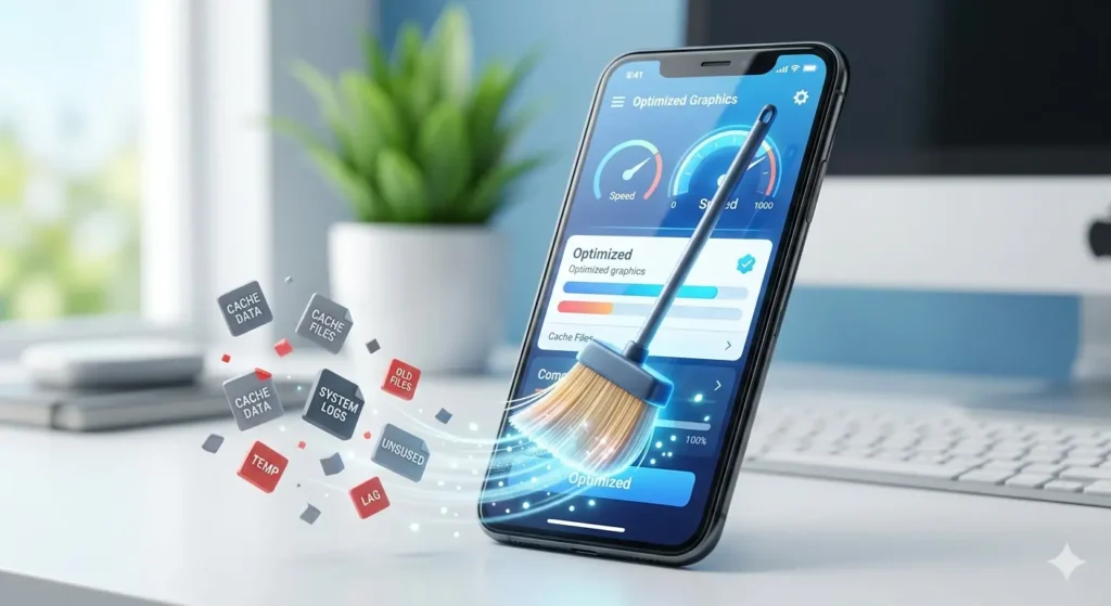 Phone cache saaf karke mobile hang problem ko fix karna