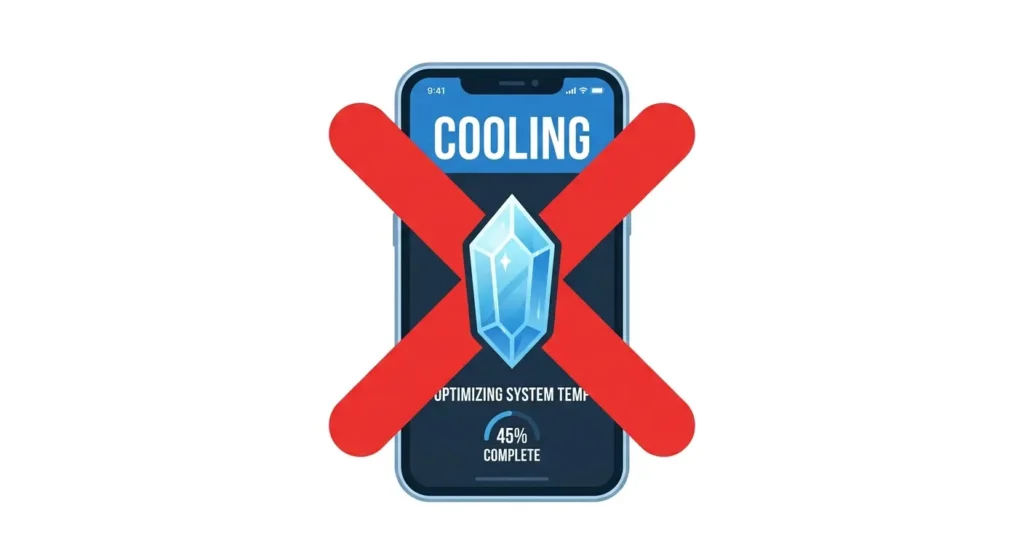 Mobile cooling apps kaam nahi karti isliye inhe install na karein