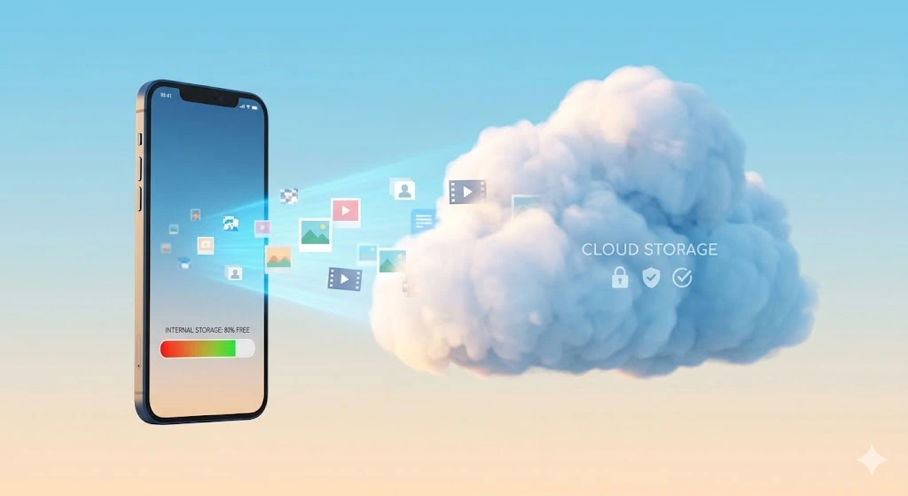 Phone ki Internal Storage Kaise Khali Kare? 10 Pro Tarike Google Photos cloud backup ka use karke phone memory khali karne ka tarika